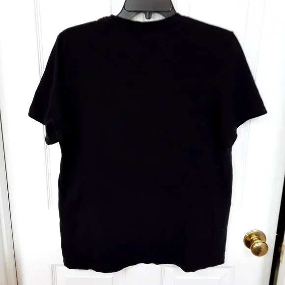 New Without Tags! Classic Adidas logo Black Cotton T-Shirt - Picture 2 of 3